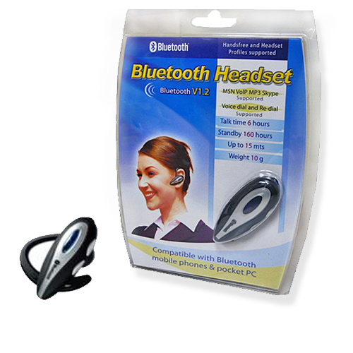 BlueTooth V1.2 Headset (Class 2) - Click Image to Close