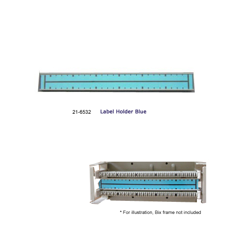 BIX Frame Label Holder with Blue Label (BIX-BL01) - Click Image to Close