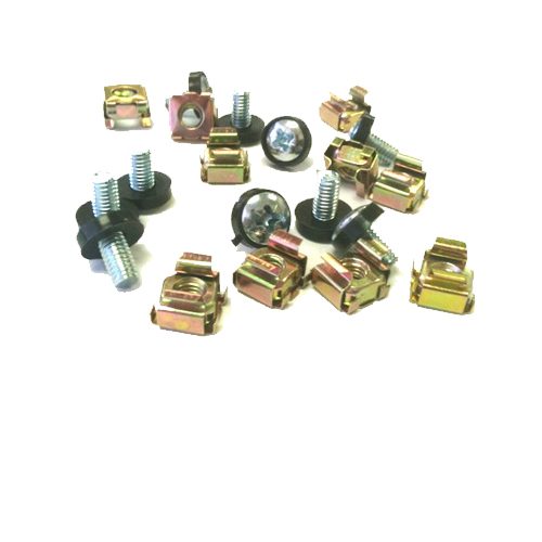 Cage Nuts, Screws and Washer sets (10pcs/bag)