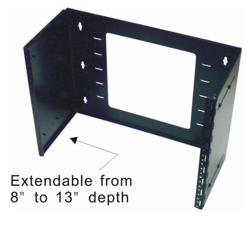 Patch Panel Wall Mount Bracket - 8U, Swingout Extensible