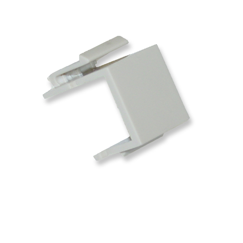 Blank insert for wall plates - White - Click Image to Close