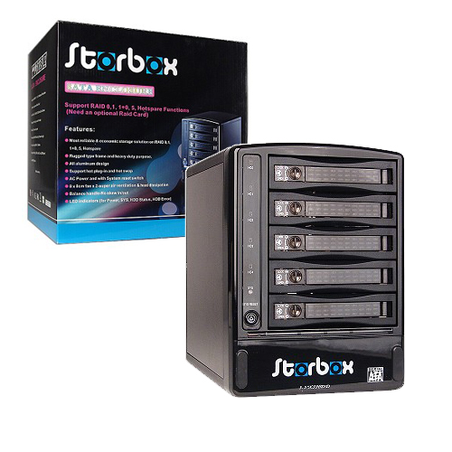 SNT (ST-2350 S/ESR) 5-Bay External SATA Hard Drive Enclosure